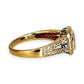 GOLD DEAL | 9ct (9K) Gold Regal Cluster 0.50ct Diamond Ring Valuation $2,275