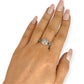 GOLD DEAL | 9ct (9K) Gold Regal Cluster 0.50ct Diamond Ring Valuation $2,275