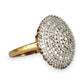 GOLD DEAL | 9ct (9K) Gold Radiant Grandeur 1ct Diamond Dome Ring Valuation $1,650
