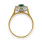 GOLD DEAL | 9ct Gold Emerald Elegance Ring Valuation $1,550