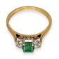 GOLD DEAL | 9ct Gold Emerald Elegance Ring Valuation $1,550