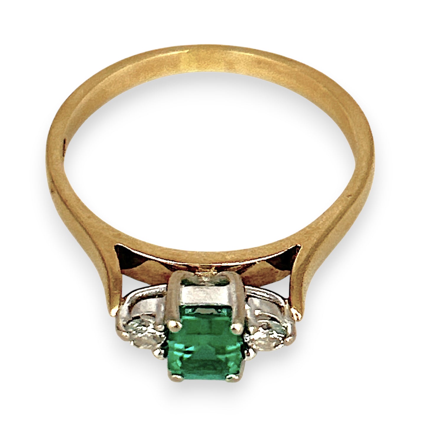 GOLD DEAL | 9ct Gold Emerald Elegance Ring Valuation $1,550