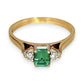 GOLD DEAL | 9ct Gold Emerald Elegance Ring Valuation $1,550