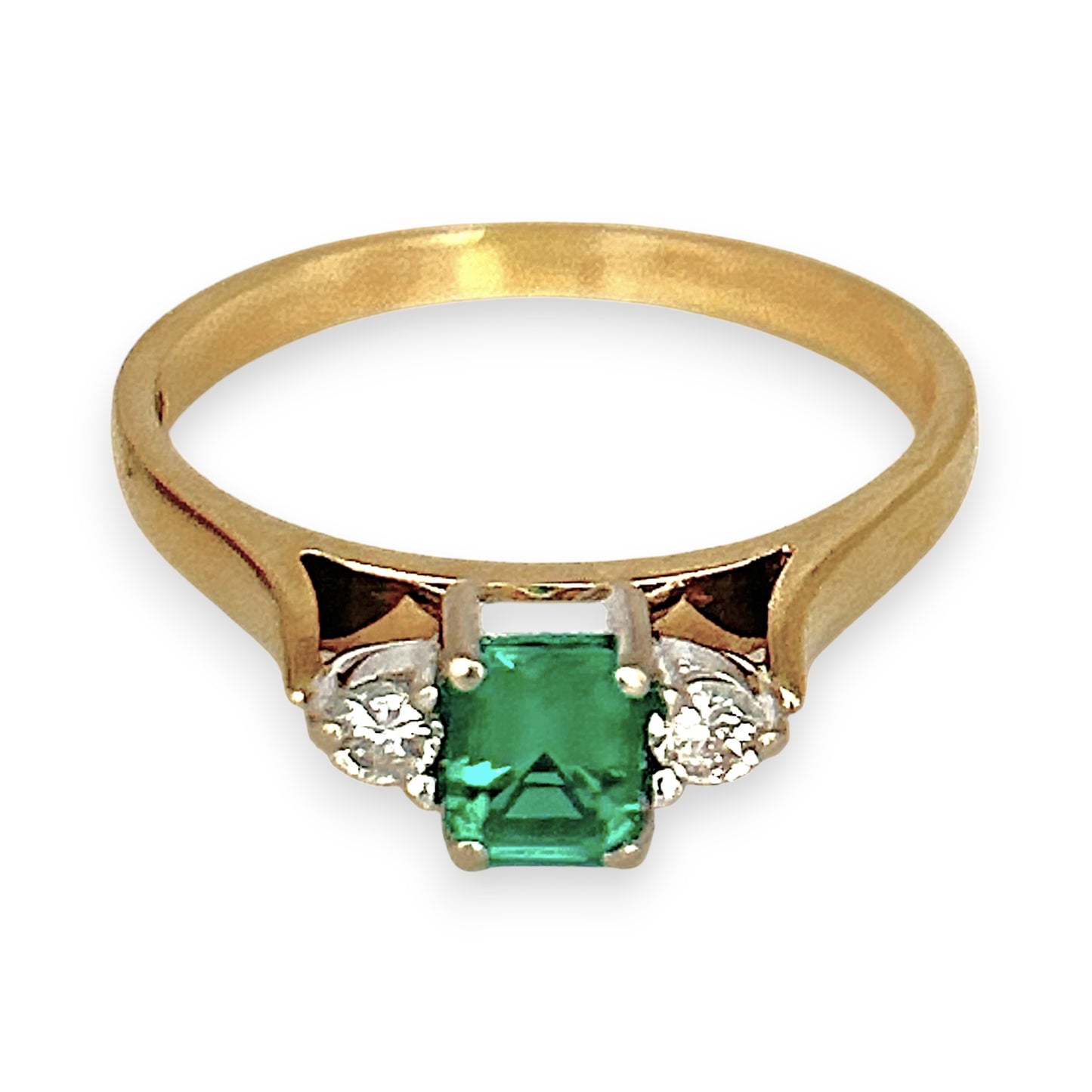 GOLD DEAL | 9ct Gold Emerald Elegance Ring Valuation $1,550