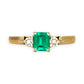 GOLD DEAL | 9ct Gold Emerald Elegance Ring Valuation $1,550