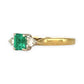GOLD DEAL | 9ct Gold Emerald Elegance Ring Valuation $1,550