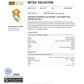 GOLD DEAL | 9ct (9K) Gold Regal Yellow Sapphire & Diamond Cluster Ring Valuation $2,200