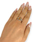 GOLD DEAL | 9ct (9K) Gold Radiant Warm Citrine & Diamond Halo Ring Valuation $2,200