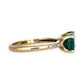 GOLD DEAL | 9ct (9K) Gold Regal Radiant Emerald & Diamond Dress Ring Valuation $3,300