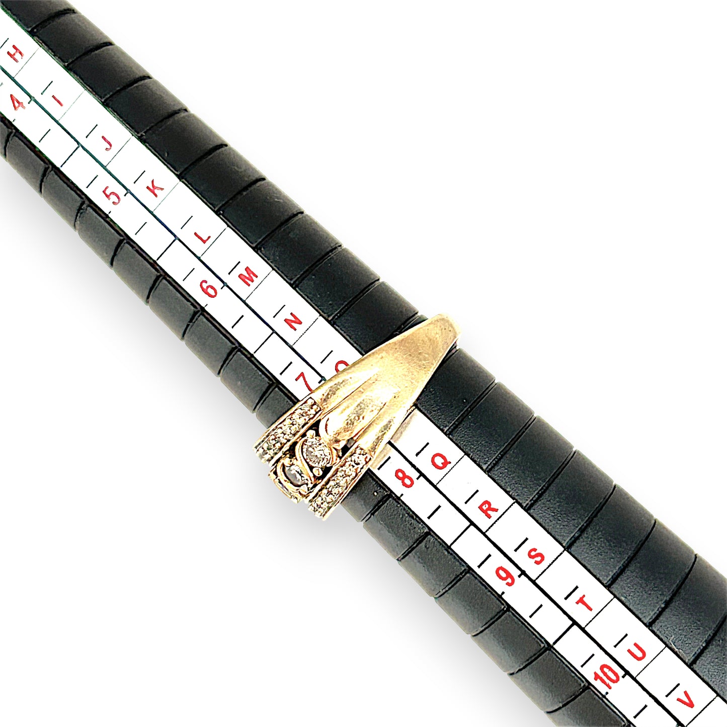 GOLD DEAL | 10ct (10K) Gold Michael Hill Regalia Swirl Diamond Ring Valuation $3,300