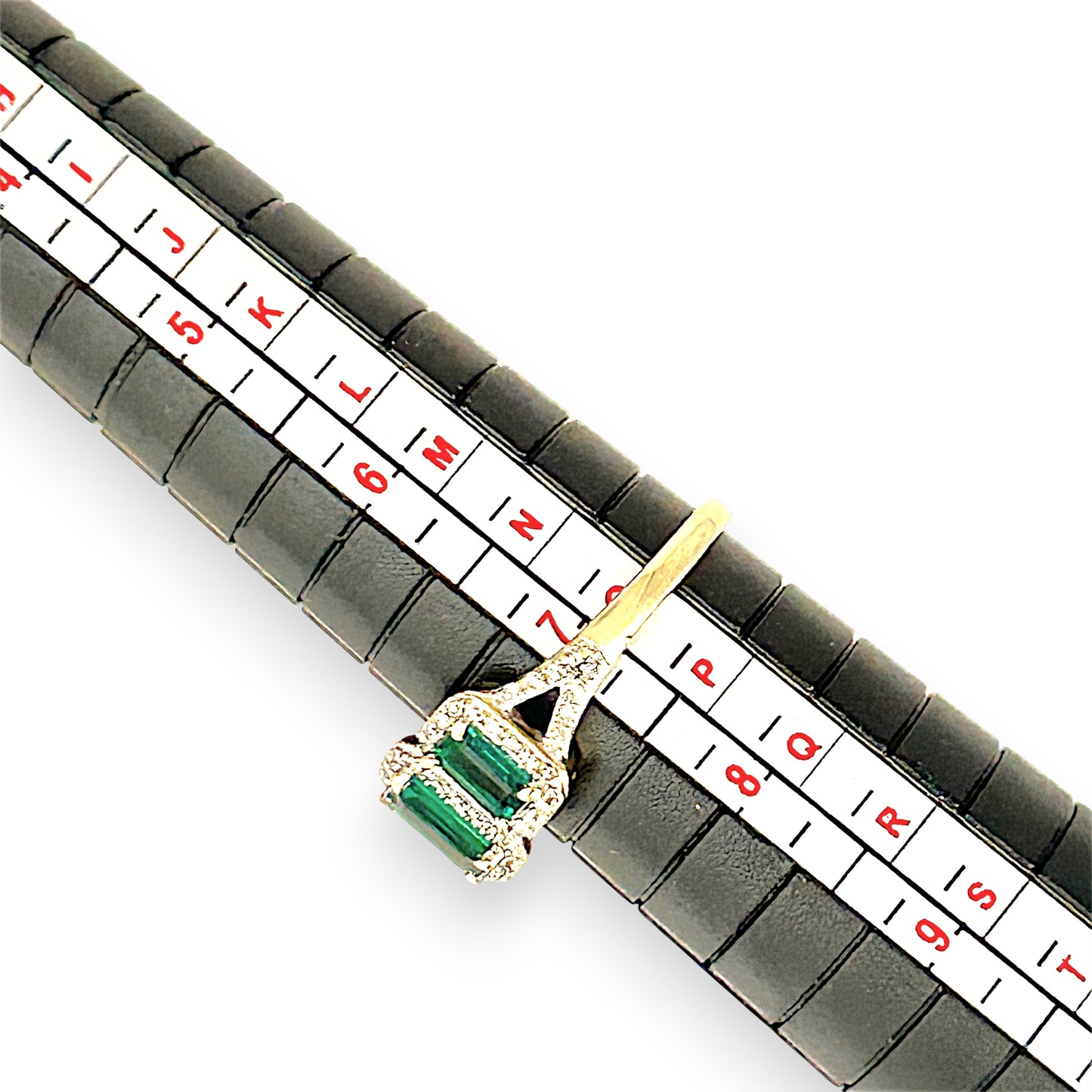 GOLD DEAL | 10ct (10K) Gold Michael Hill Emerald Radiance with Diamond Ring Valuation $1,525