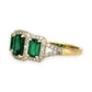 GOLD DEAL | 10ct (10K) Gold Michael Hill Emerald Radiance with Diamond Ring Valuation $1,525