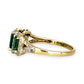 GOLD DEAL | 10ct (10K) Gold Michael Hill Emerald Radiance with Diamond Ring Valuation $1,525