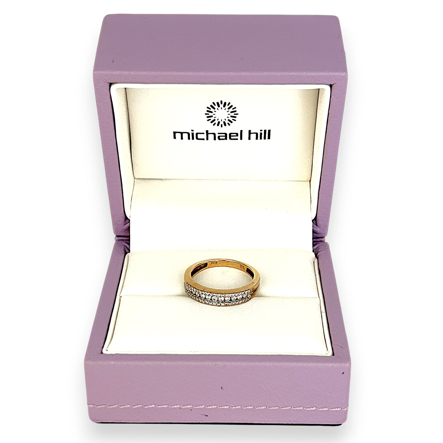 XMAS DEAL | 10kt Gold Michael Hill Radiance Eternity Band Valuation $2,200