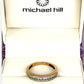 XMAS DEAL | 10kt Gold Michael Hill Radiance Eternity Band Valuation $2,200