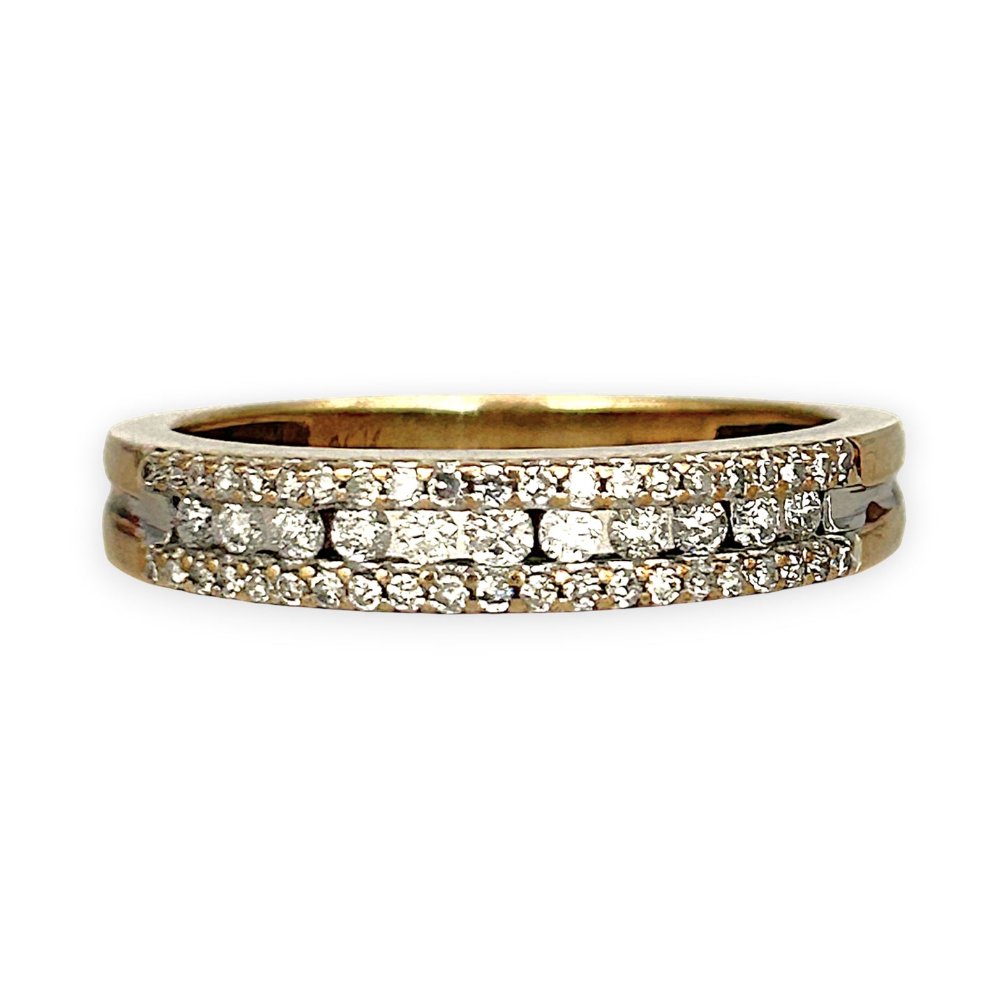 XMAS DEAL | 10kt Gold Michael Hill Radiance Eternity Band Valuation $2,200