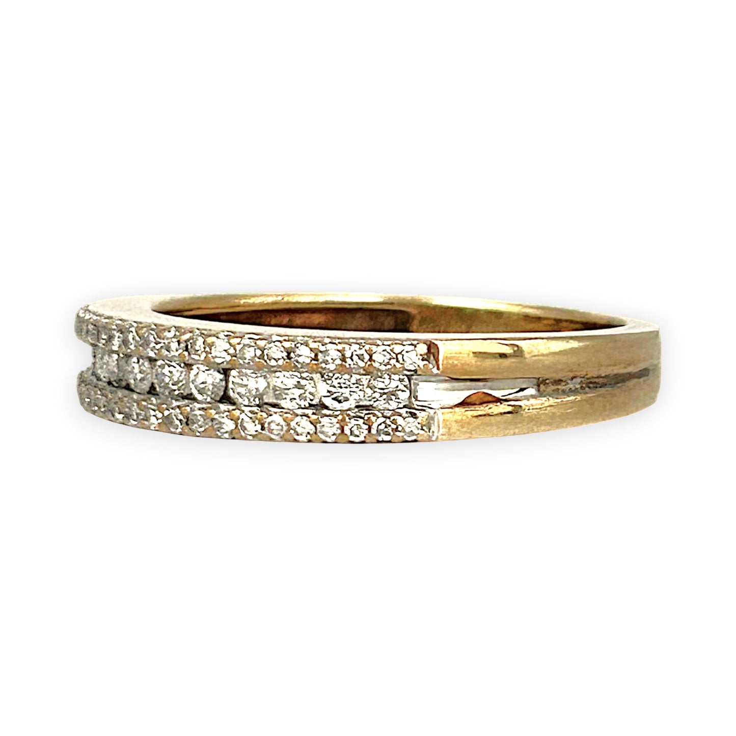 XMAS DEAL | 10kt Gold Michael Hill Radiance Eternity Band Valuation $2,200