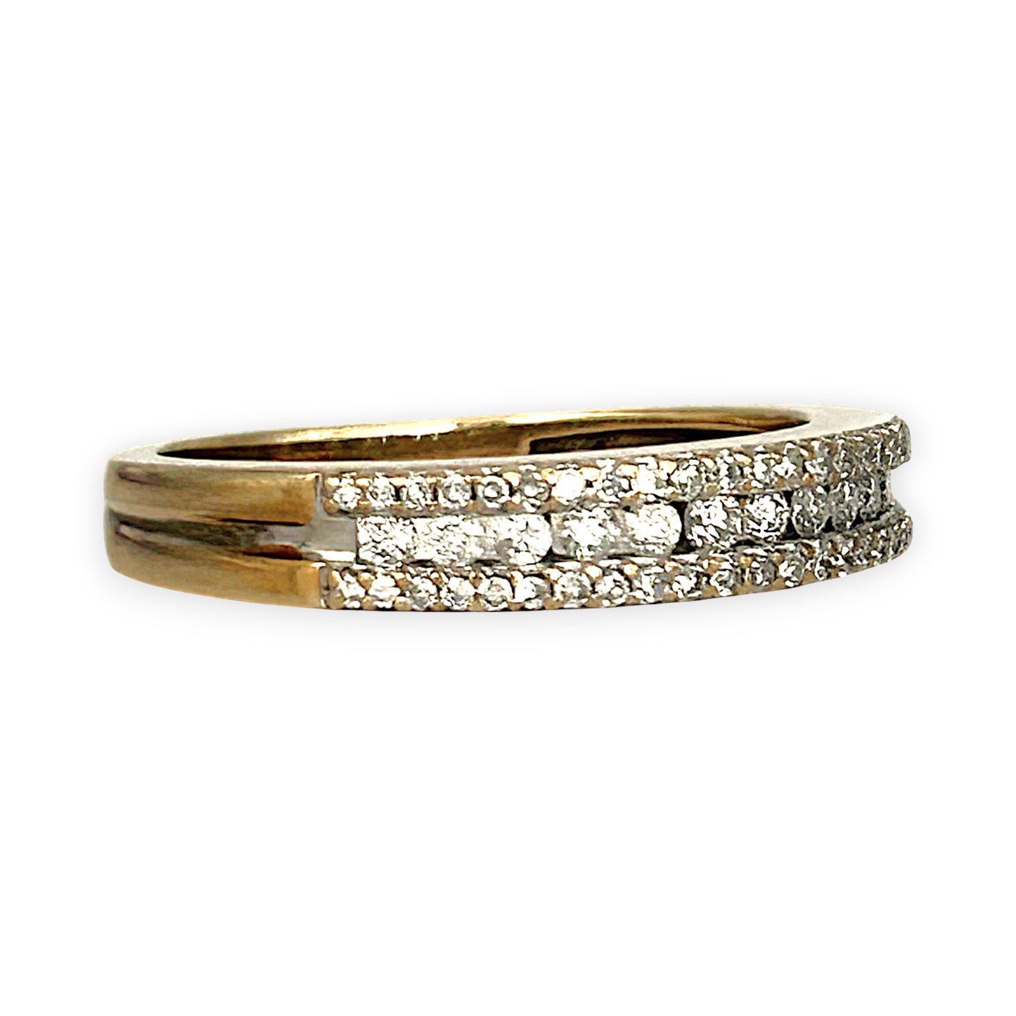 XMAS DEAL | 10kt Gold Michael Hill Radiance Eternity Band Valuation $2,200