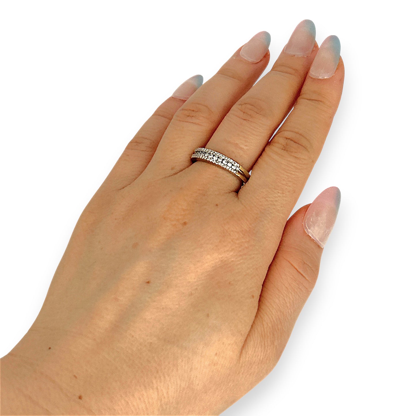 XMAS DEAL | 10kt Gold Michael Hill Radiance Eternity Band Valuation $2,200