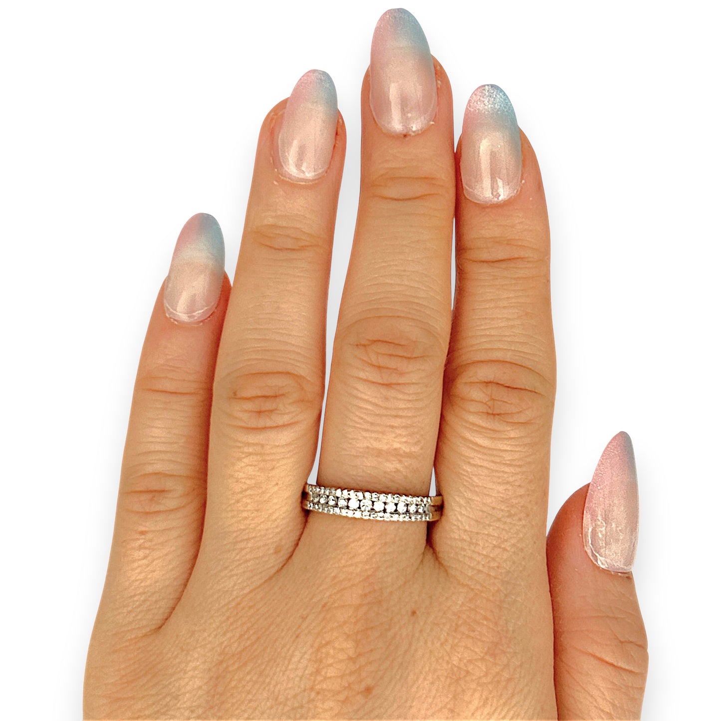 XMAS DEAL | 10kt Gold Michael Hill Radiance Eternity Band Valuation $2,200