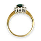 GOLD DEAL | 10ct Gold Michael Hill Enchanting Emerald & Diamond Ring Valuation $1,750