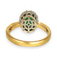 GOLD DEAL | 10ct Gold Michael Hill Enchanting Emerald & Diamond Ring Valuation $1,750