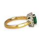 GOLD DEAL | 10ct Gold Michael Hill Enchanting Emerald & Diamond Ring Valuation $1,750