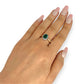 GOLD DEAL | 10ct Gold Michael Hill Enchanting Emerald & Diamond Ring Valuation $1,750