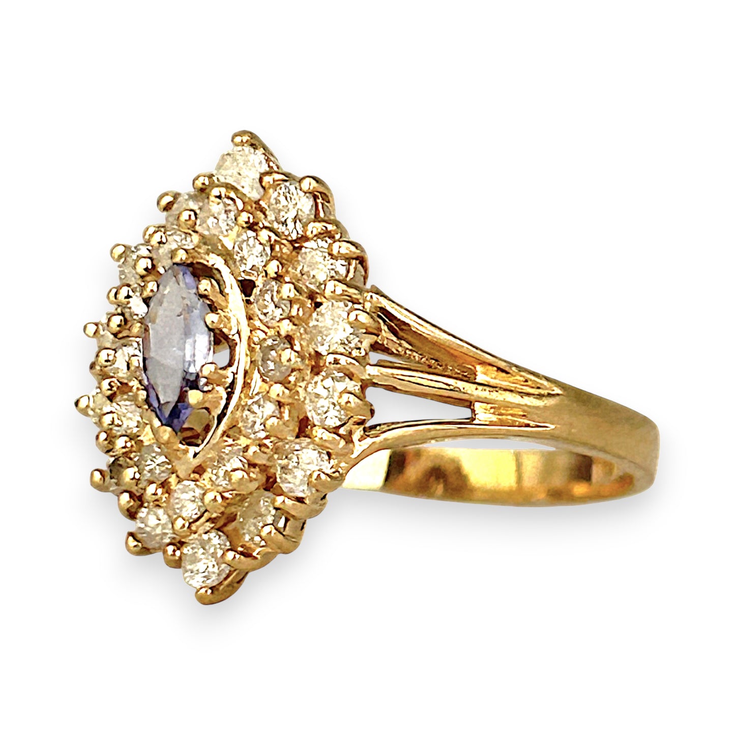XMAS DEAL | 14kt Gold Tanzanite Royale Ring Valuation $3,600