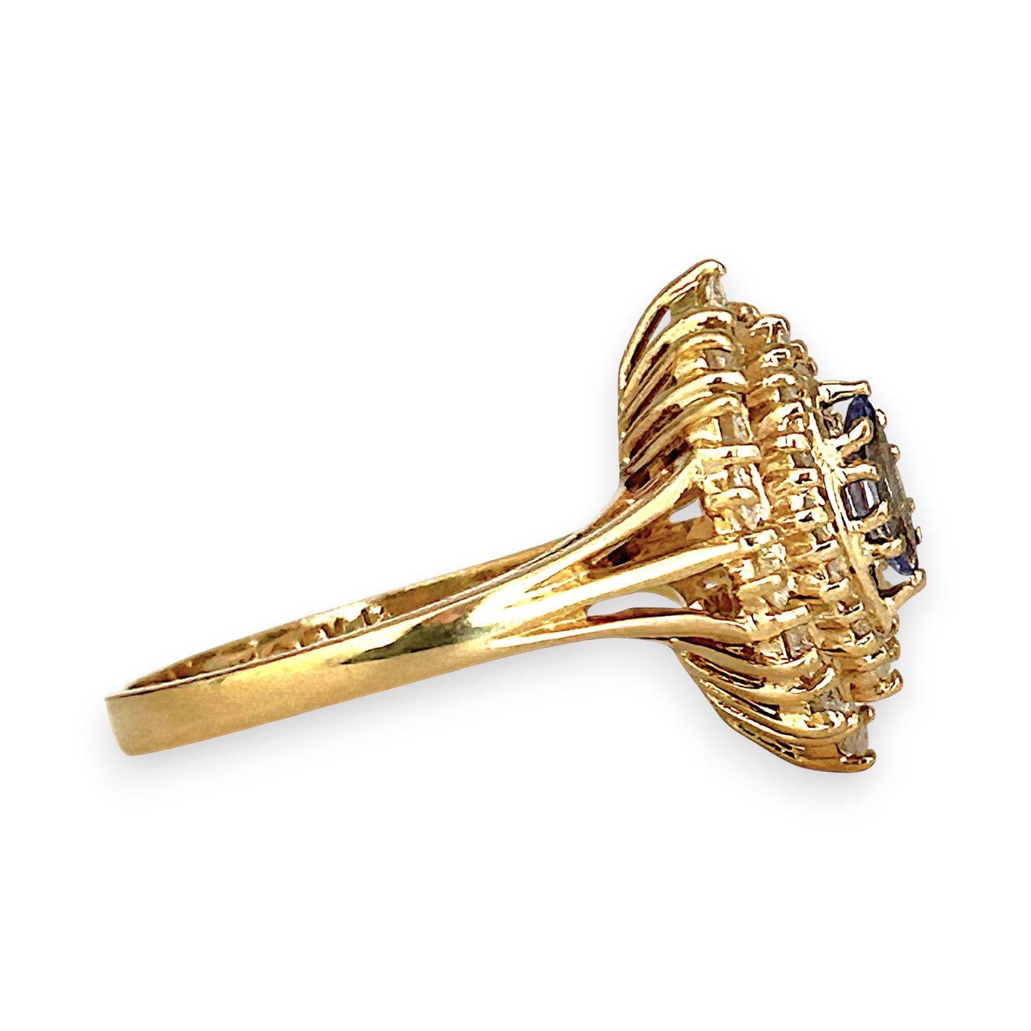 XMAS DEAL | 14kt Gold Tanzanite Royale Ring Valuation $3,600