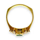 XMAS DEAL | 14kt Gold Emerald Grace Ring Valuation $2,200