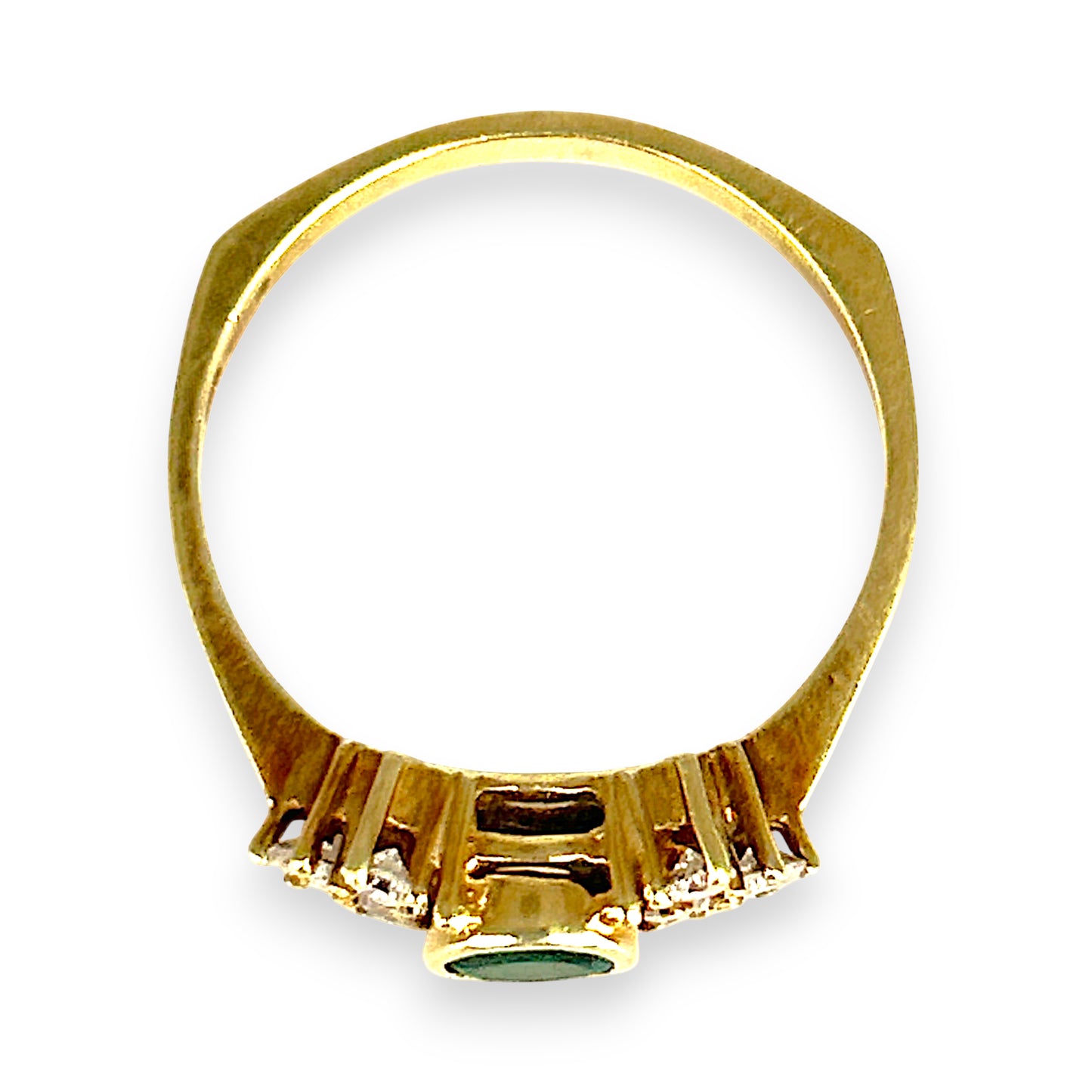 XMAS DEAL | 14kt Gold Emerald Grace Ring Valuation $2,200