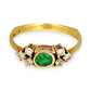 XMAS DEAL | 14kt Gold Emerald Grace Ring Valuation $2,200