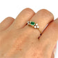 XMAS DEAL | 14kt Gold Emerald Grace Ring Valuation $2,200