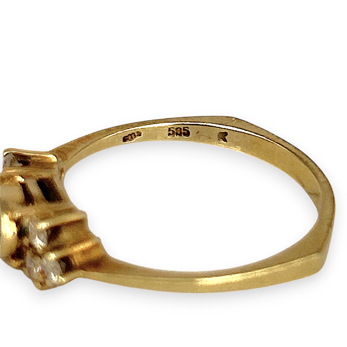 XMAS DEAL | 14kt Gold Emerald Grace Ring Valuation $2,200