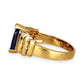 GOLD DEAL | 14ct Gold Bold Blue Tanzanite 1.00ct & Diamond 0.36ct Ring Valuation $6,237