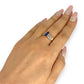 GOLD DEAL | 14ct Gold Bold Blue Tanzanite 1.00ct & Diamond 0.36ct Ring Valuation $6,237