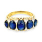 XMAS DEAL | 14kt Gold Midnight Radiance Sapphire & Diamond Ring Valuation $3,600
