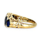 XMAS DEAL | 14kt Gold Midnight Radiance Sapphire & Diamond Ring Valuation $3,600