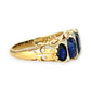 XMAS DEAL | 14kt Gold Midnight Radiance Sapphire & Diamond Ring Valuation $3,600