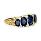 XMAS DEAL | 14kt Gold Midnight Radiance Sapphire & Diamond Ring Valuation $3,600