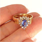GOLD DEAL | 14ct (14K) Gold Royal Mirage Tanzanite & Diamond Ring Valuation $3,750