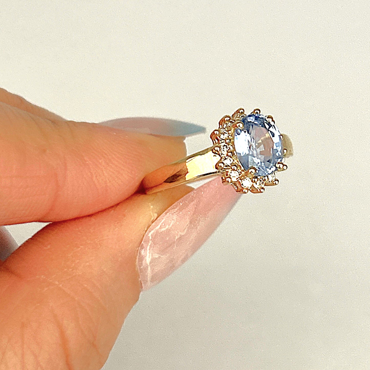 XMAS DEAL | 14kt Gold Sapphire Serenade Ring Valuation $1,975