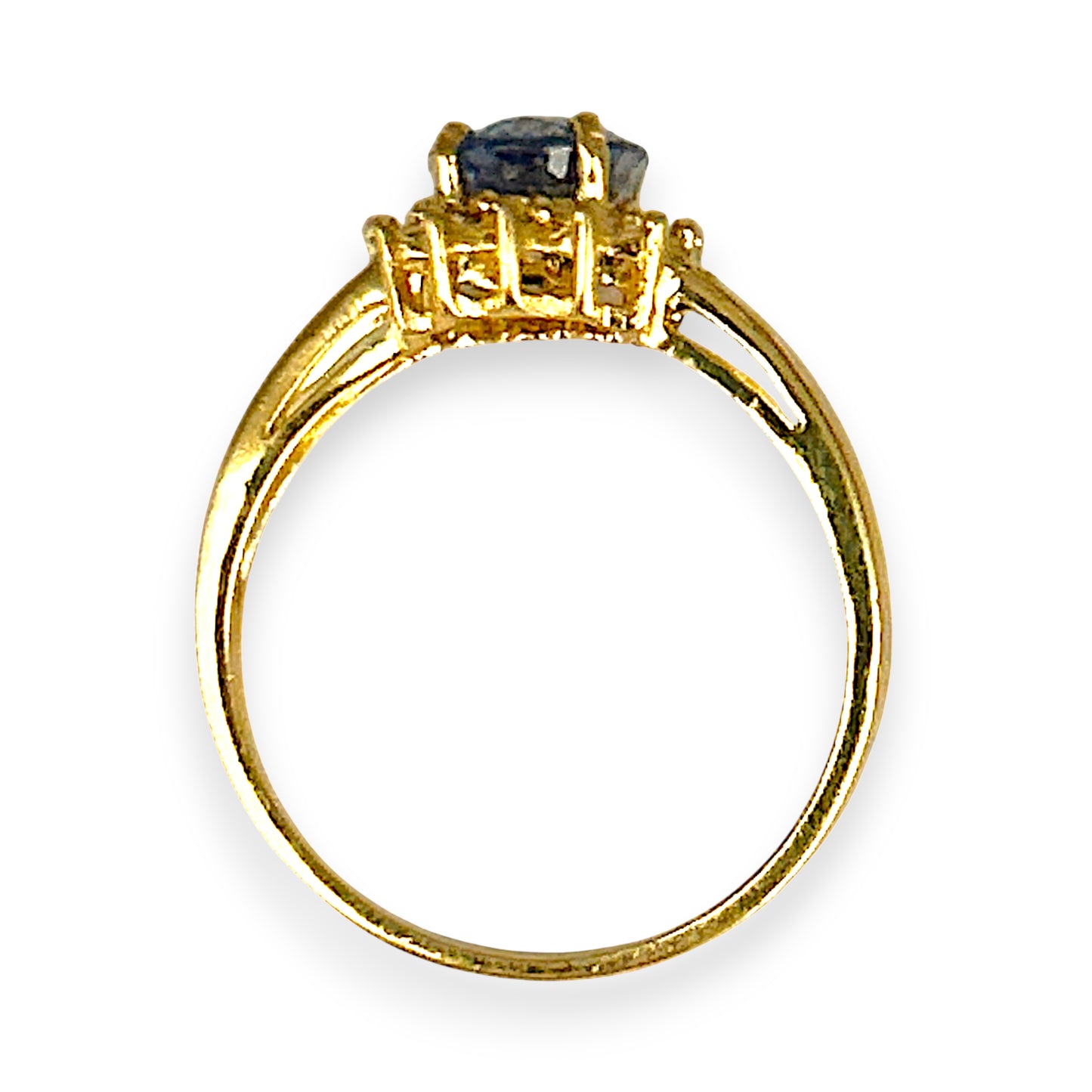 XMAS DEAL | 14kt Gold Sapphire Serenade Ring Valuation $1,975