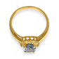 XMAS DEAL | 14kt Gold Sapphire Serenade Ring Valuation $1,975