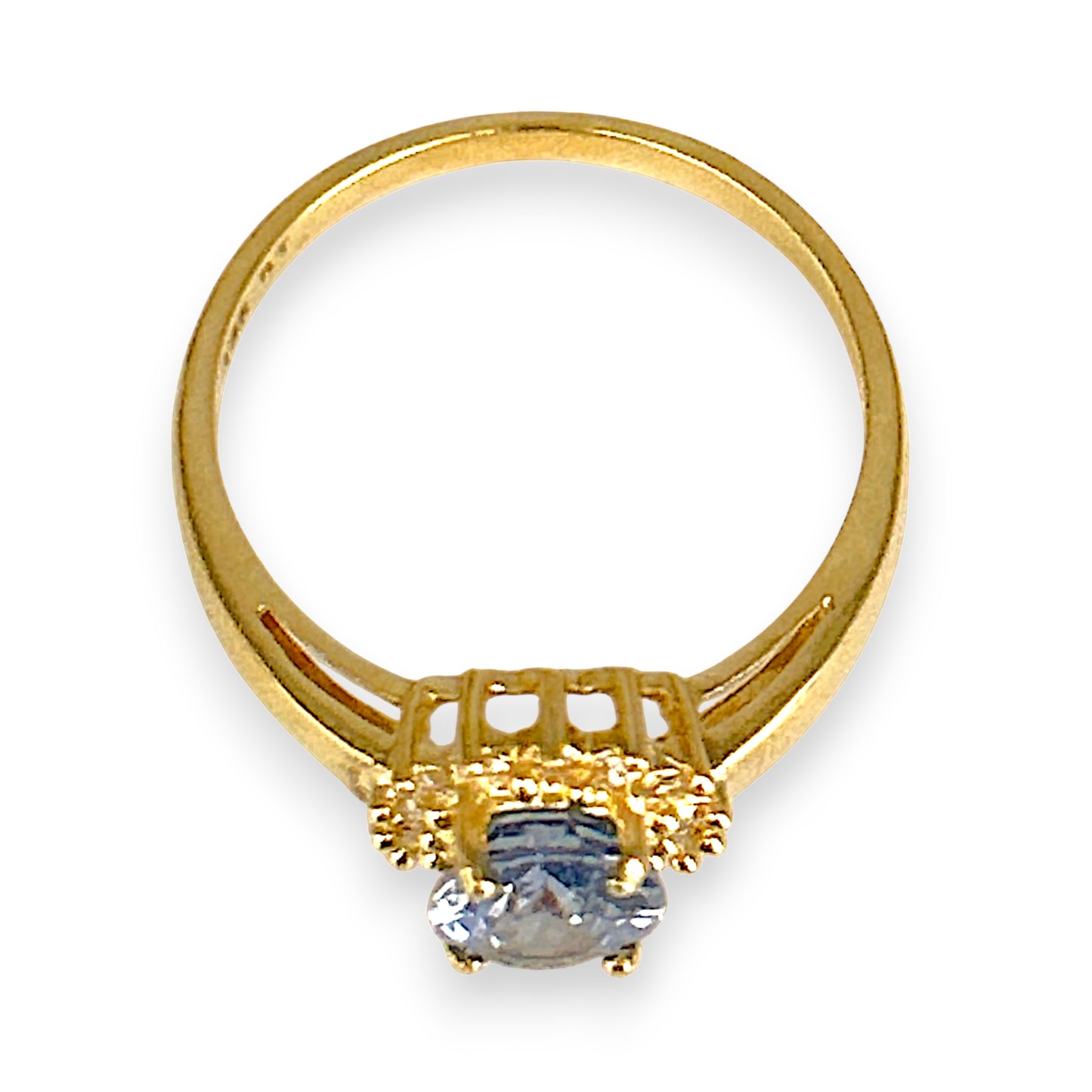 XMAS DEAL | 14kt Gold Sapphire Serenade Ring Valuation $1,975