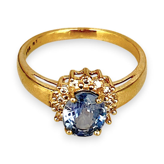 XMAS DEAL | 14kt Gold Sapphire Serenade Ring Valuation $1,975