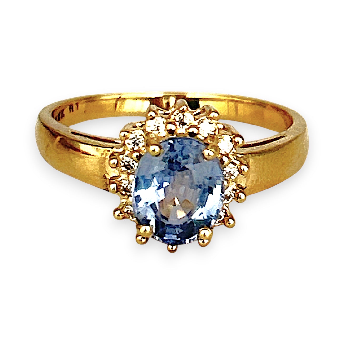 XMAS DEAL | 14kt Gold Sapphire Serenade Ring Valuation $1,975