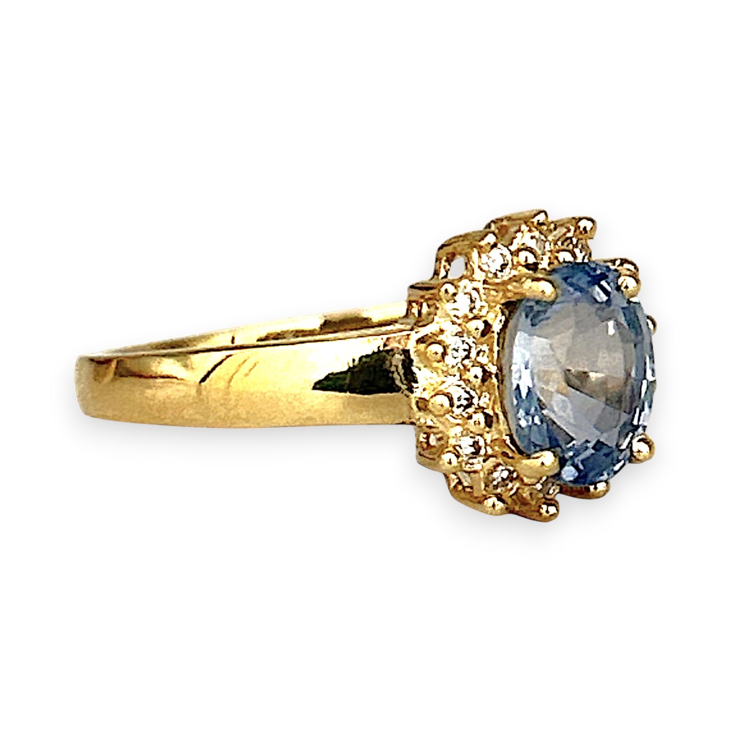XMAS DEAL | 14kt Gold Sapphire Serenade Ring Valuation $1,975