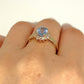 XMAS DEAL | 14kt Gold Sapphire Serenade Ring Valuation $1,975